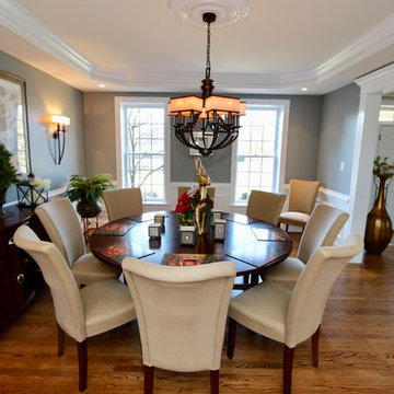 Window Treatments and Kitchen Banquette