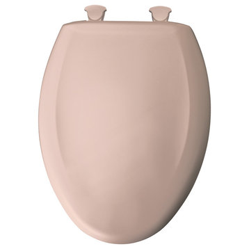 Bemis 1200SLOWT Elongated Closed-Front Toilet Seat and Lid - Venetian Pink