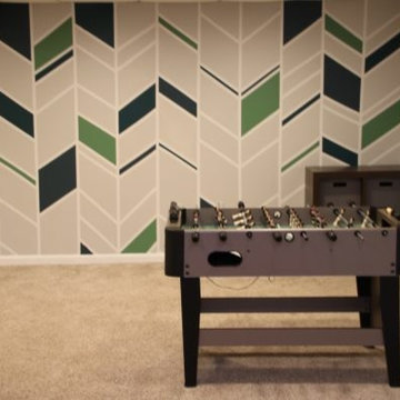 Teen Boy Basement Makeover
