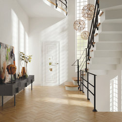 Altino White Glazed Door - Internal Doors
