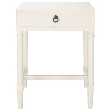 Safavieh Mabel 1 Drawer Accent Table, White