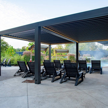 Pergola at Vettä Nordic Swim Spa