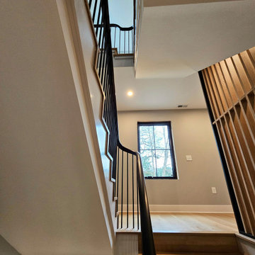 Project #115 | Staircase with Continuous Rail System Without Newels