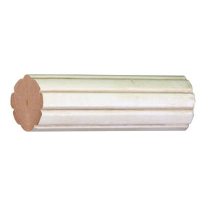 Fluted 8 Foot Menagerie Drapery Poles Traditional Curtain Rods