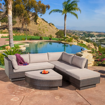 Outdoor Patio featuring Brenan Outdoor 4pc Sofa Sectional