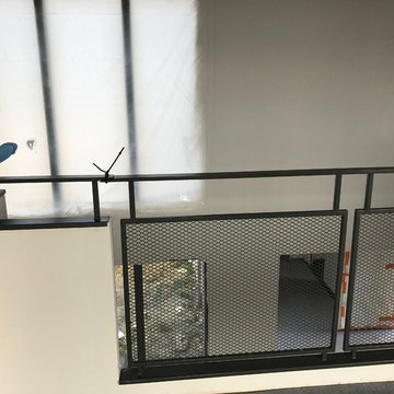 Garde corps inspiré des grilles de squares parisiens - Une Maison Éclectique