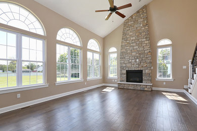 Inspiration for a transitional home design remodel in Philadelphia