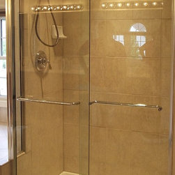 Semi-Frameless Showers - Shower Stalls And Kits