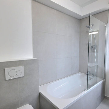 Transformation d'une douche en salle de bain dans un appartement à Paris 20ème