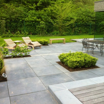 Terrasse dalle béton XXL
