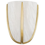 Hudson Valley - Hudson Valley Wheatley 1 Light Wall Sconce, Aged Brass - *Part of the Wheatley Collection