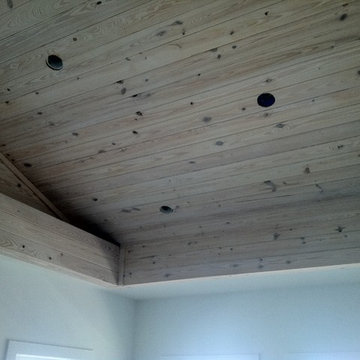 Beachfront Tongue and Groove Kitchen Ceiling