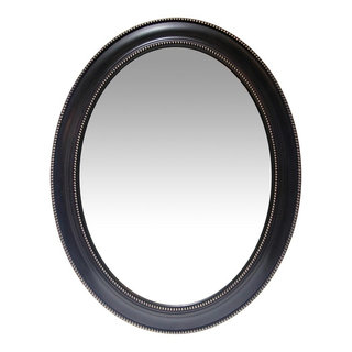 Infinity Black Rectangular Wall Mirror 24x36 + Reviews