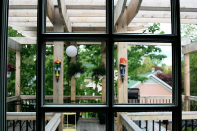 Eclectic patio photo in Detroit