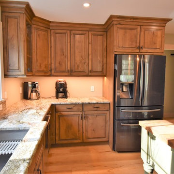 Rustic Knotty Alder Kitchen