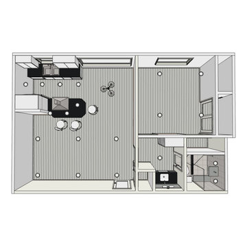 Open Space Kitchen Remodeling Custom Design