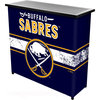 NHL Two Shelf Portable Bar with Case, Buffalo Sabres