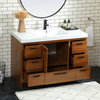 48" Single Bathroom Vanity, Teak, Vf46048Mtk