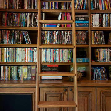 Wall-to-Wall Wood Entertainment Center