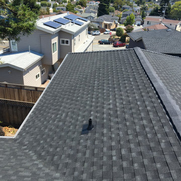 Black Asphalt Roof Project