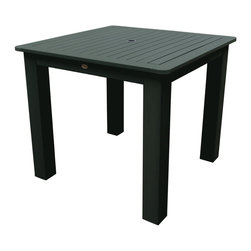 Highwood - Highwood Outdoor Square Counter Dining Table, Charleston Green - Outdoor Dining Tables
