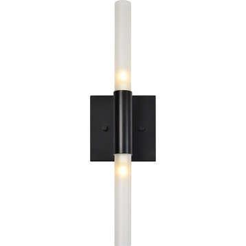 Ren Wil WS118 Lina 2 Light 17" Tall LED Wall Sconce - Matte Black