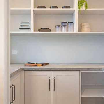 Classic Blue Shaker Style Kitchen