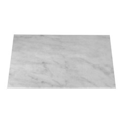 Carrara Marble Italian White Bianco Carrera 3/4" Marble Slab Polished - Home Decor