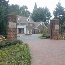 Brick piers