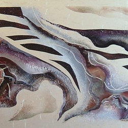 Artwork: Original paintings on metal - Mixed Media Art