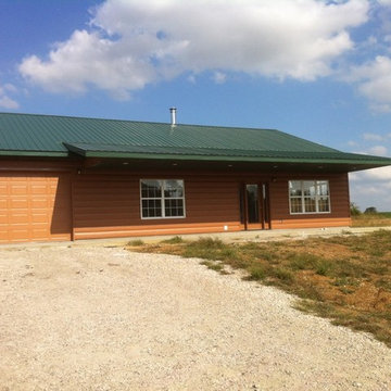 Custom Log Home in Ottawa, KS