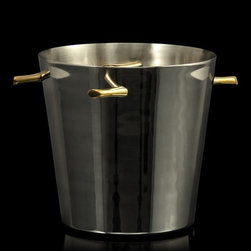 Bamboo Stainless Steel Wine Chiller - Wine And Bar Tools