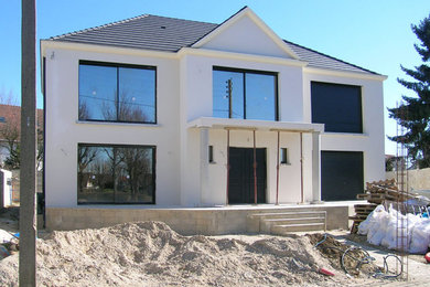 Construction d'une maison avec garage