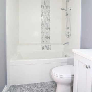 Chevron Marble Bathroom