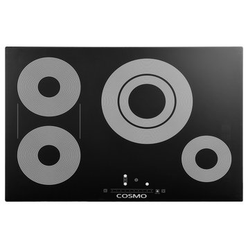 Cosmo 30 in. Electric Ceramic Glass Cooktop with 4 Burners and Touch Controls
