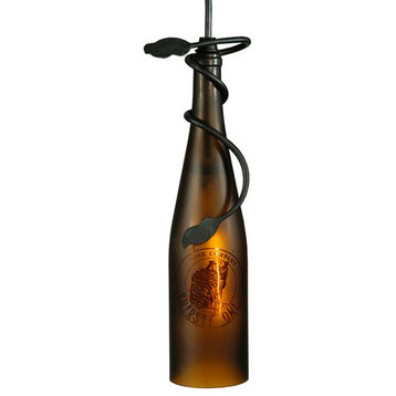 5W Personalized Thirsty Owl Wine Bottle Mini Pendant