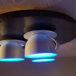 Coffee Lover's Kitchen Remodel - Novelty Lighting