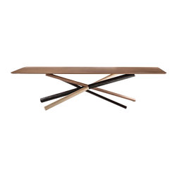 Yumanmod - Westgate Rectangular Table, American Walnut Top - Dining Tables