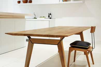 Axiom Dining Table & Flock Dining Chair