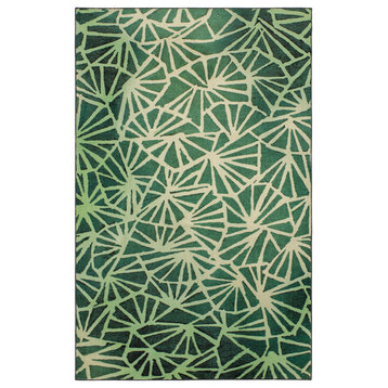 Prismatic Four Corners Area Rug, Forest, 8x10