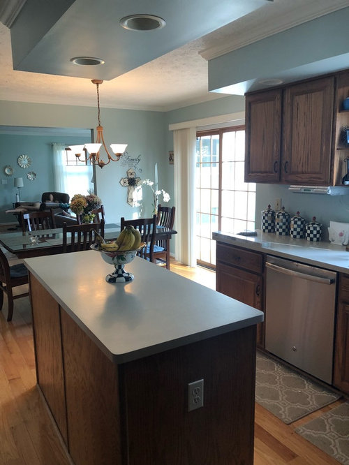 Wainscoting On All Sides Of Kitchen Island Or Just The Back