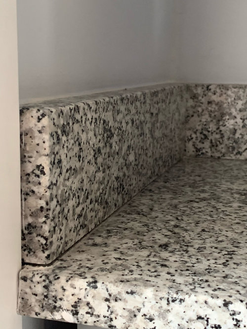 granite countertop separating