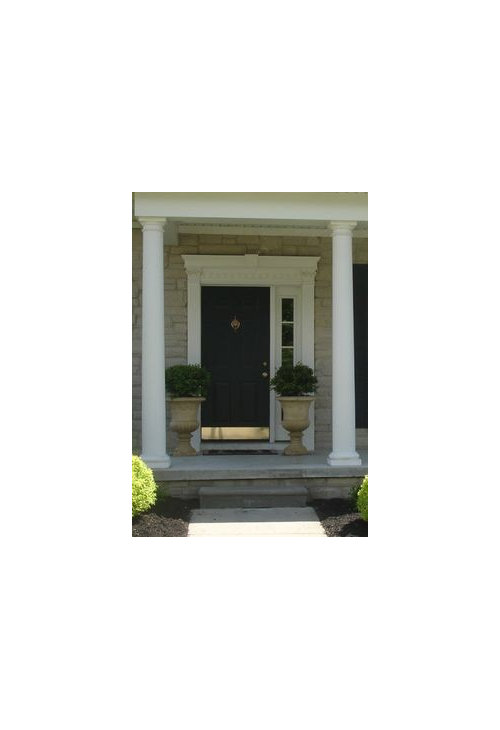 Ok To Place Two Big Planters Beside Front Door That Has One Sidelight