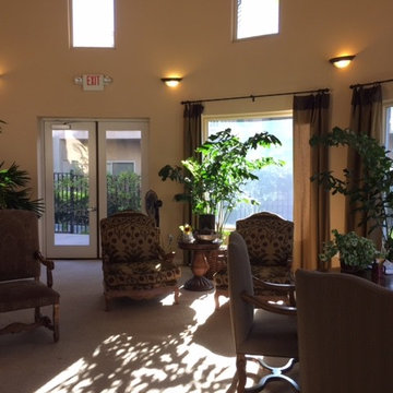 Entry for apartment complex