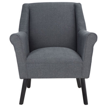 Safavieh Videl Accent Chair, Dark Grey