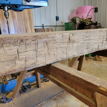 Barn Beam Mantel