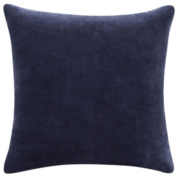 Stacy Garcia Blue Velvet Handmade Throw Pillow