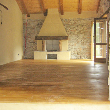 Soggiorno rustico