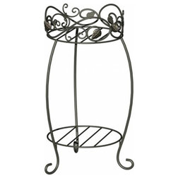 Mediterranean Plant Stands And Telephone Tables by UnbeatableSale Inc.