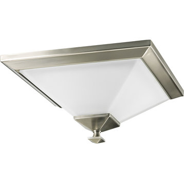 1-Light Close-To-Ceiling, Brushed Nickel